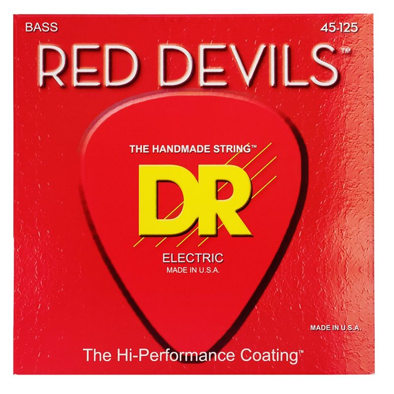 Набор струн DR Strings RED DEVILS Bass - Medium - 5-String (45-125)